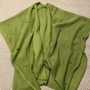 Polka dot sweater cardigan